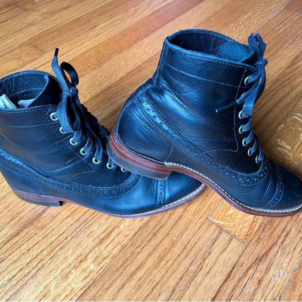 Discontinued Wolverine 1000 Mile Evelyn Women's 7.5B Black Leather Boots - Used - Picture 4 of 12